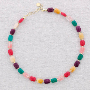 Collana in acciaio Stone