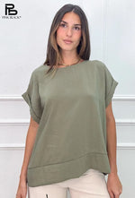 Load image into Gallery viewer, Maglia maniche con risvoltino
