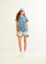 Carica l&#39;immagine nel visualizzatore di Gallery, T-shirt Navy Daisy
