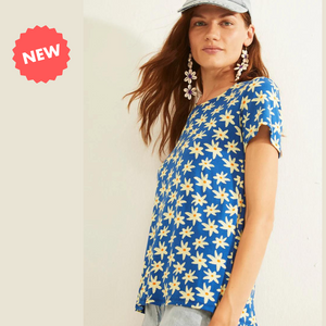 T-shirt Navy Daisy