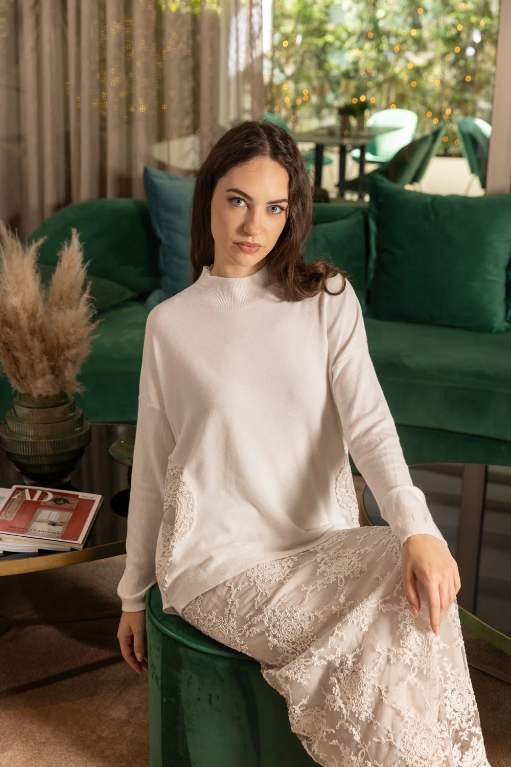 Blusa cratere Trellis