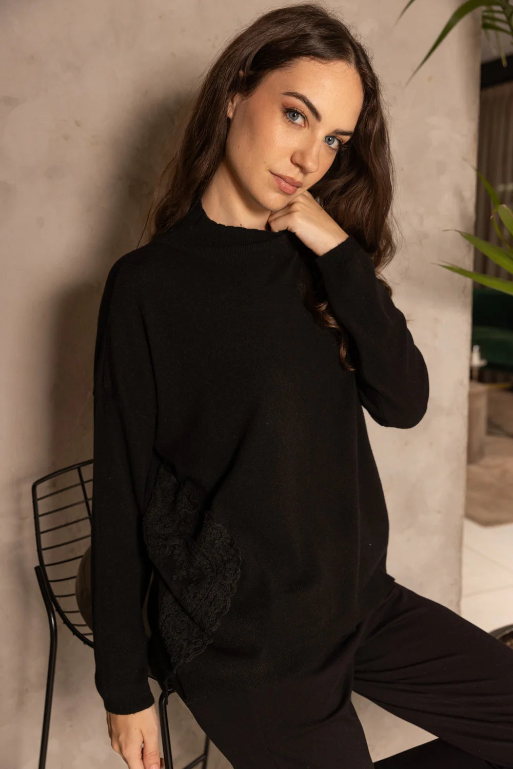 Blusa cratere Trellis