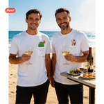 Load image into Gallery viewer, T-shirt con taschino "simboli della Sicilia"

