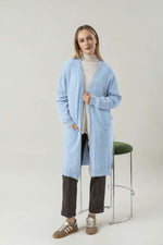 Load image into Gallery viewer, CARDIGAN LUNGO KENT CORINZIO
