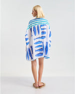 Load image into Gallery viewer, Camicia a 3/4 fantasia pesci

