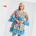 Load image into Gallery viewer, Abito/kaftano arcobaleno
