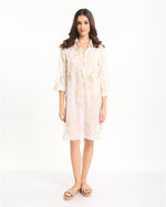 Load image into Gallery viewer, Kaftano/camicia con dettagli dorati
