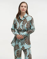 Load image into Gallery viewer, Camicia lunga con cintura
