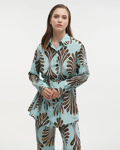Camicia lunga con cintura