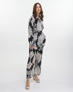 Camicia lunga con cintura