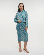 Load image into Gallery viewer, Camicia con cravatta stampata
