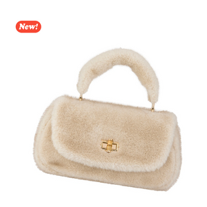 Borsa a mano in ecopelliccia