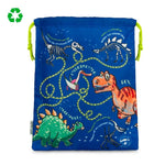 Load image into Gallery viewer, Borsa da pranzo riciclata con dinosauri
