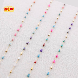 Collana in acciaio con pietre