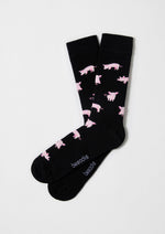 Load image into Gallery viewer, Calzini BePig Black -  in Cotone Organico
