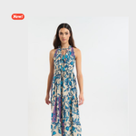 Load image into Gallery viewer, Abito a maniche lunghe con fiori
