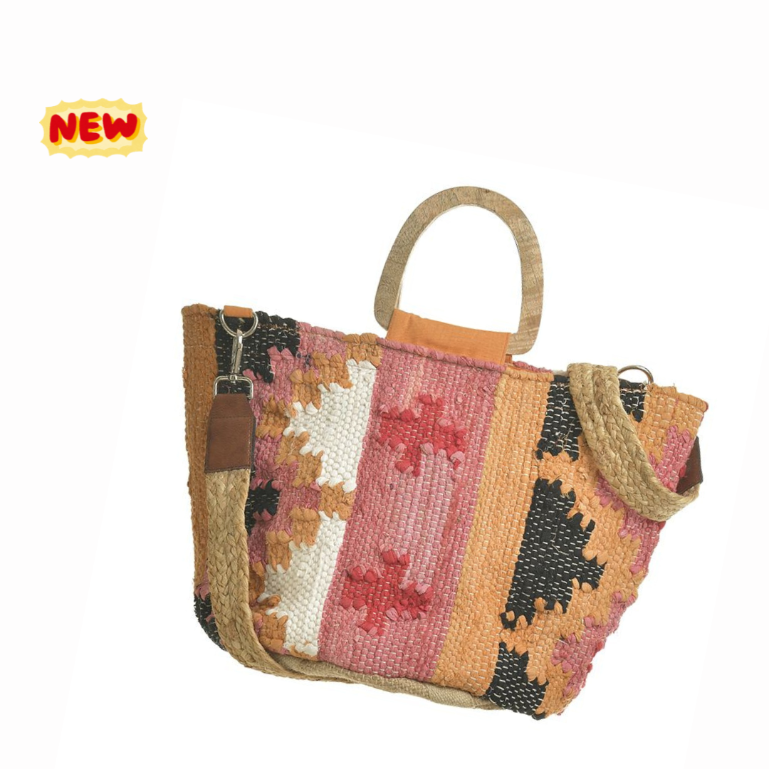 Borsa a sacchetto in juta