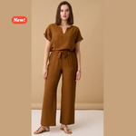Carica l'immagine nel visualizzatore di Gallery, Pantaloni a palazzo con fiocco
