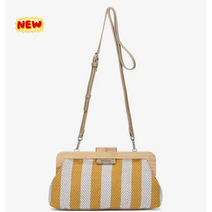 Pochette a righe verticali