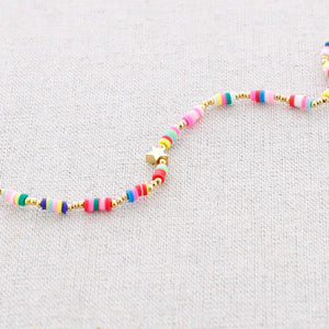 Girocollo Fimo Steel Colours Star