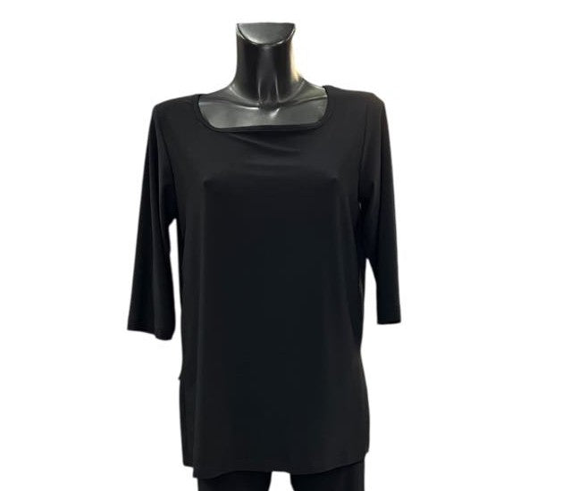 Blusa a tinta unita