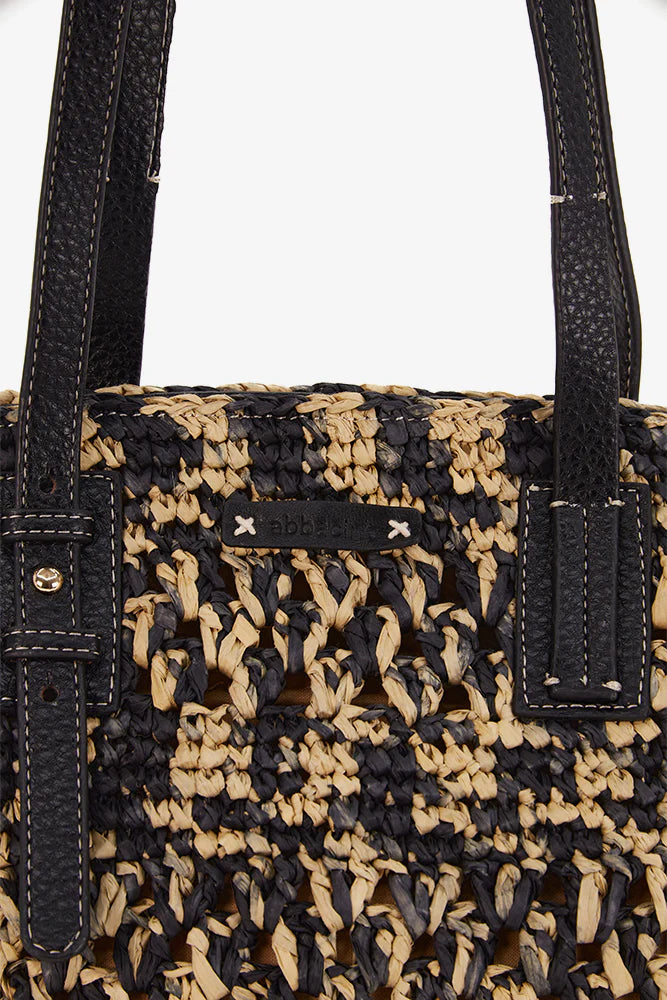 Borsa a cestino in rafia