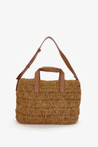 Borsa a tracolla  in rafia