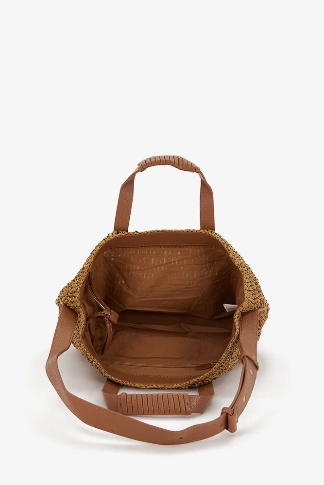 Borsa a tracolla  in rafia