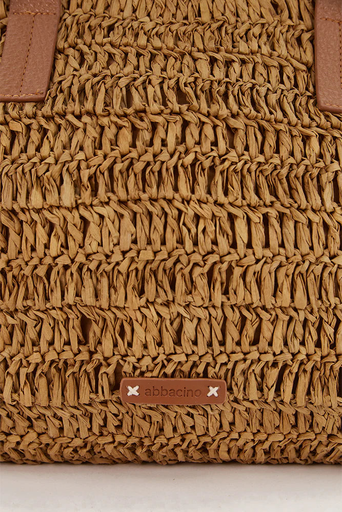 Borsa a tracolla  in rafia