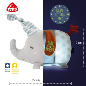 Lampada a peluche notturna a forma di elefante