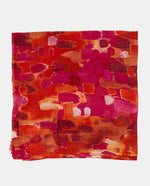 Carica l'immagine nel visualizzatore di Gallery, Sciarpa in viscosa con stampa astratta
