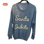 Carica l'immagine nel visualizzatore di Gallery, Maglioncino con scritta " Santa subito"
