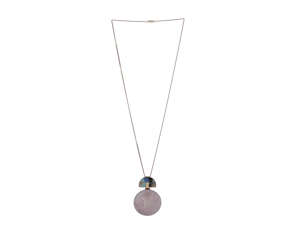 Collana con pendente a disco
