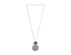 Collana con pendente a disco