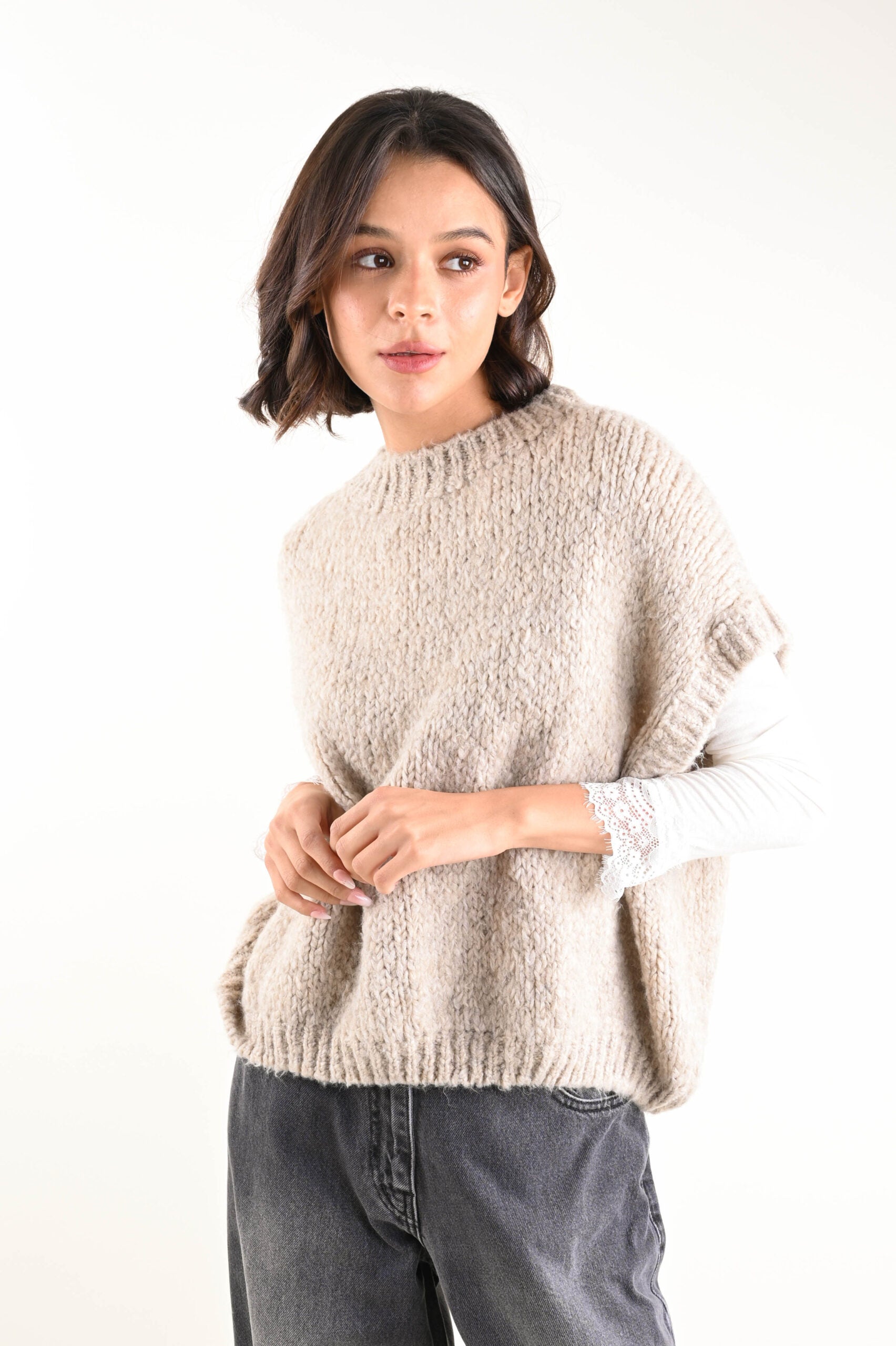 Maglia taglio a gilet