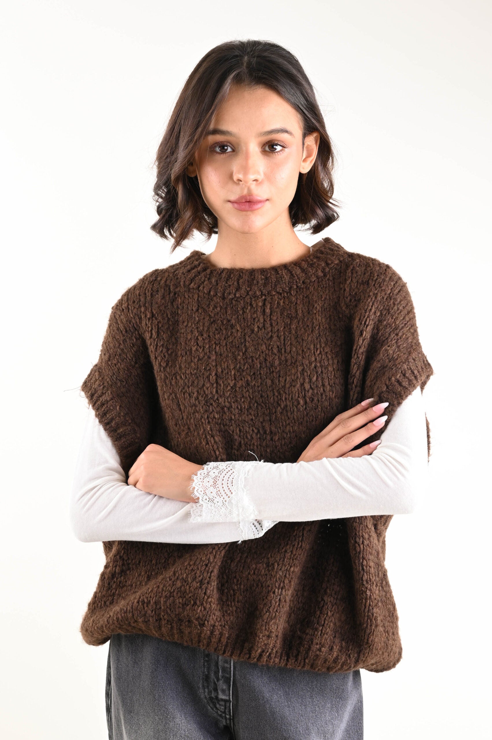 Maglia taglio a gilet