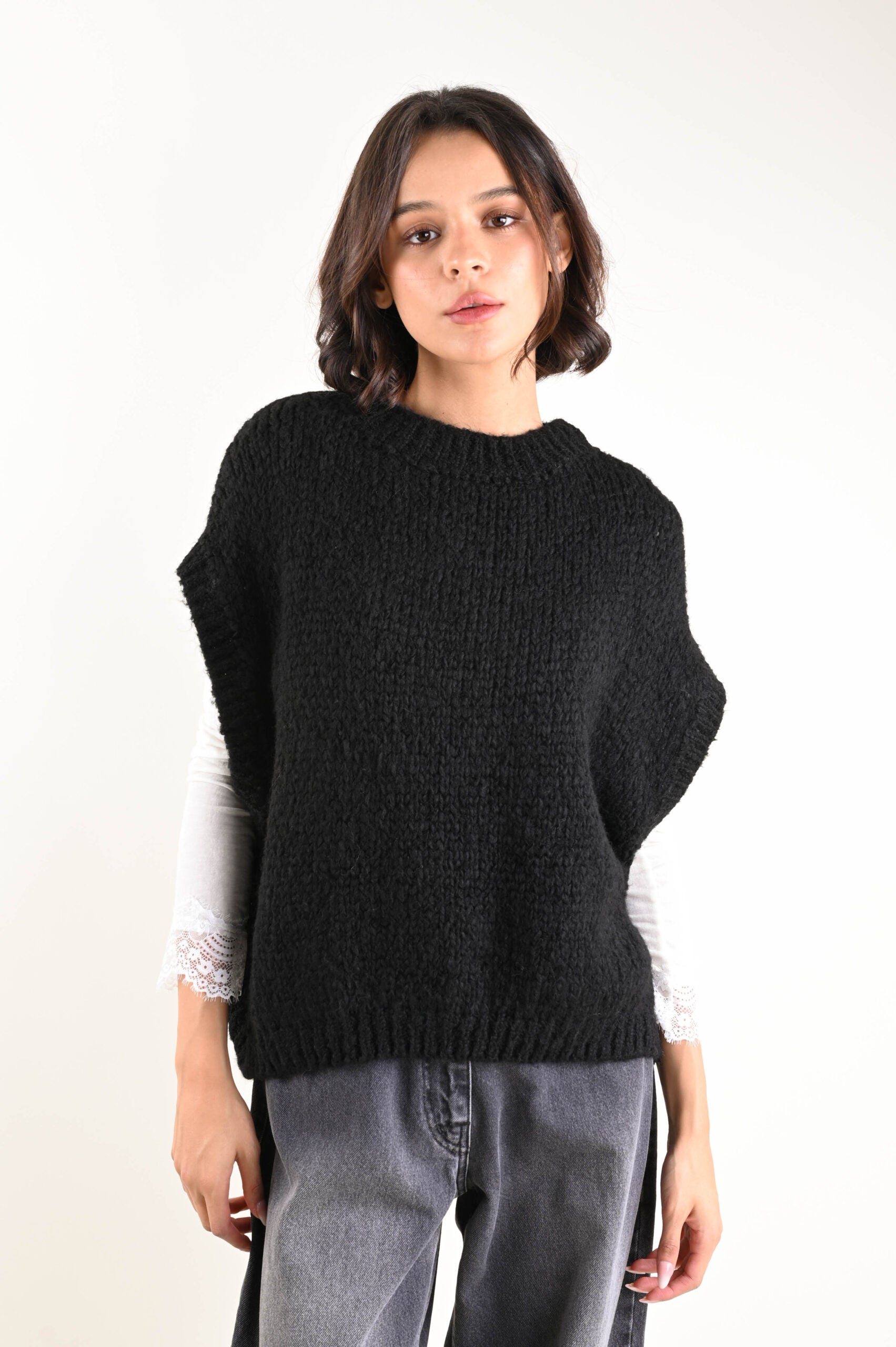 Maglia taglio a gilet