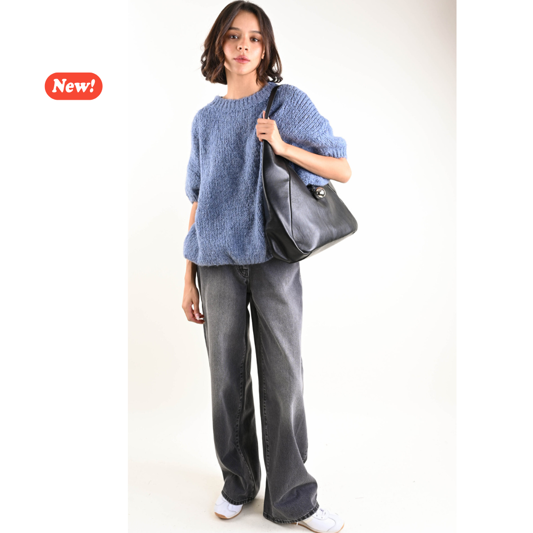 Maglia con maniche a palloncino