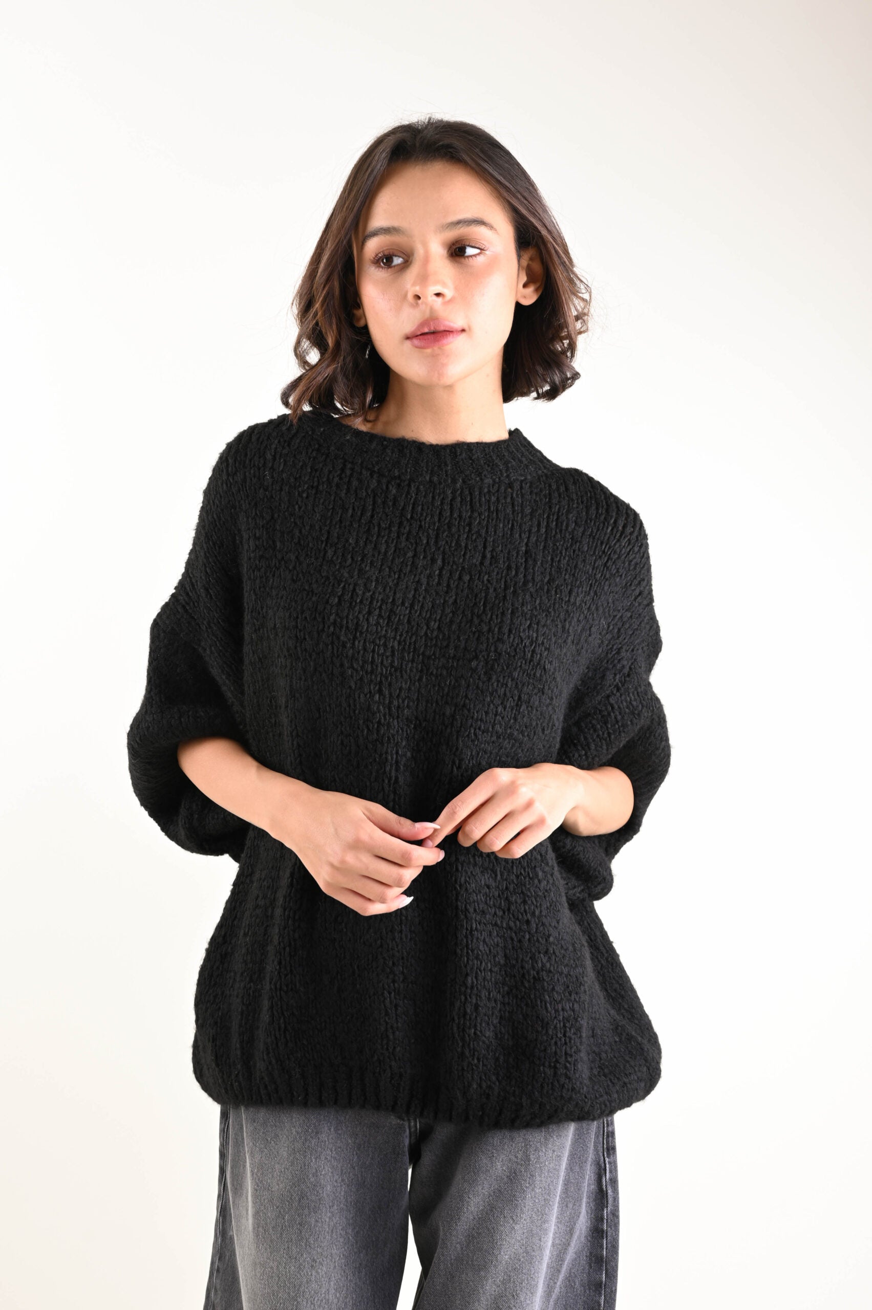 Maglia con maniche a palloncino