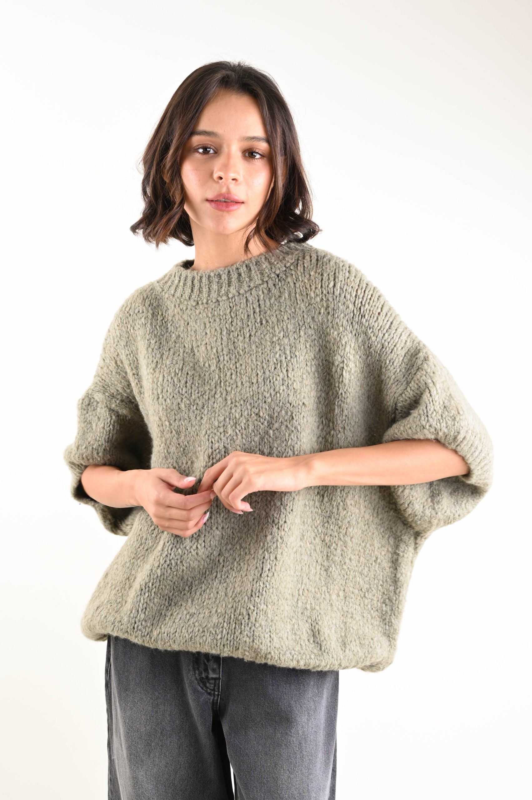 Maglia con maniche a palloncino