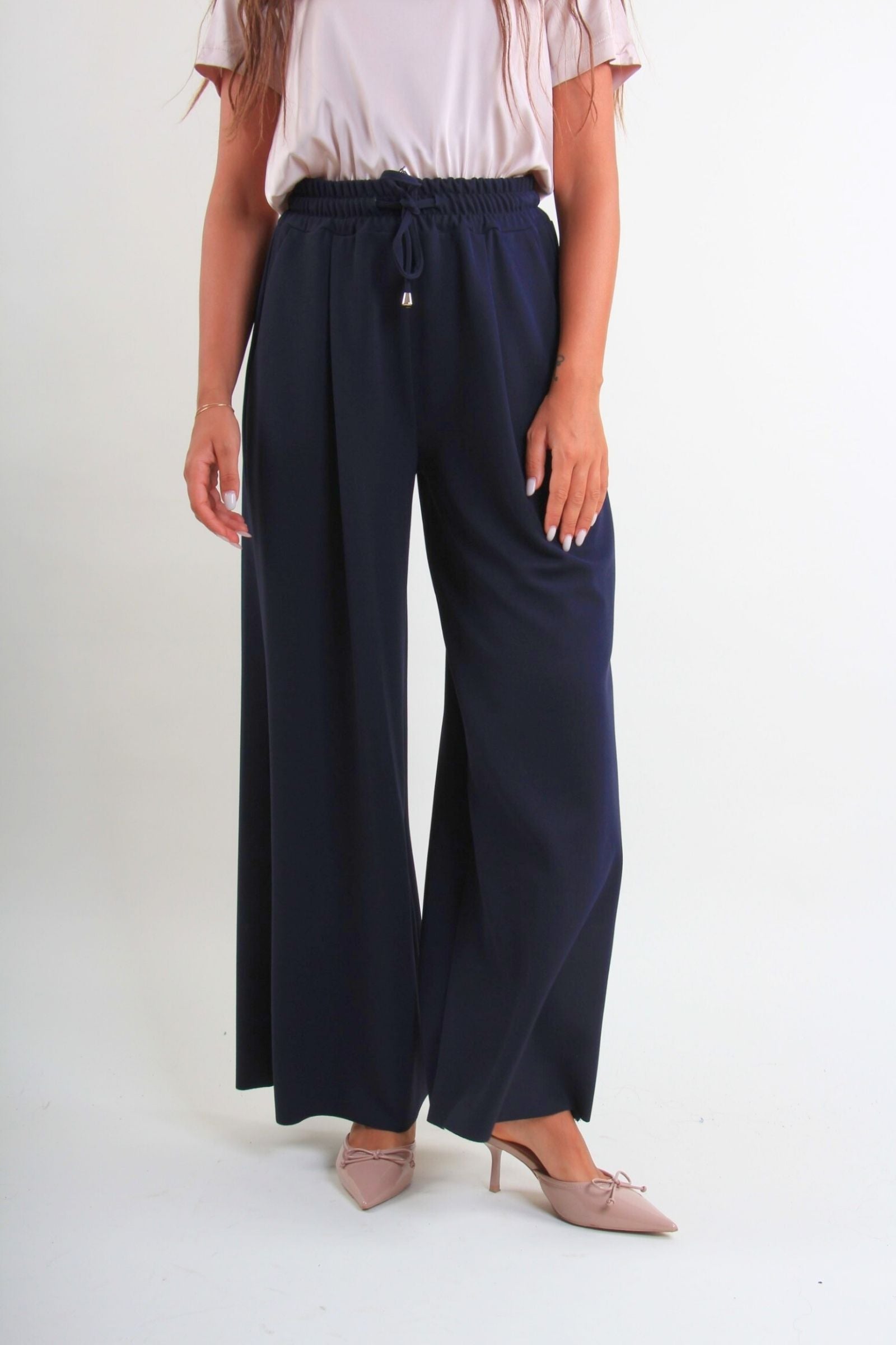 Pantaloni con coulisse regolabile