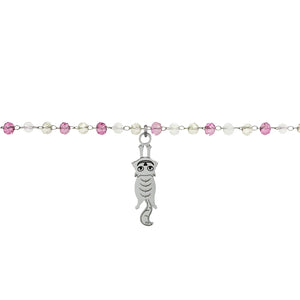 Bracciale cristalli “Gatto di Alice”