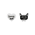 Load image into Gallery viewer, Orecchini Gatto di Alice “Sorridi”
