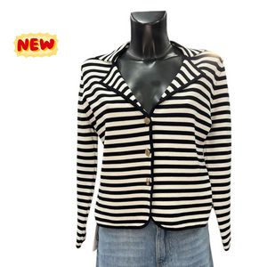 Cardigan a righe