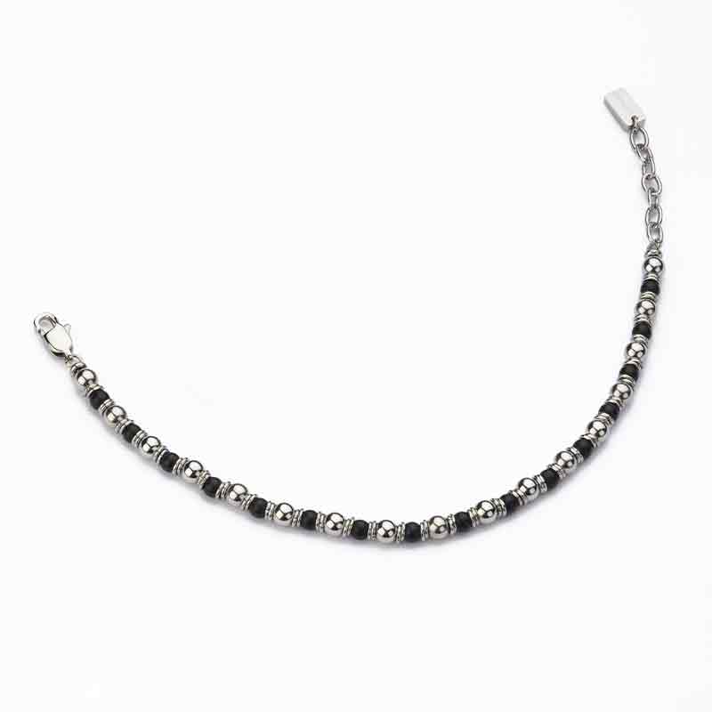 Bracciale con sfere ed anelli