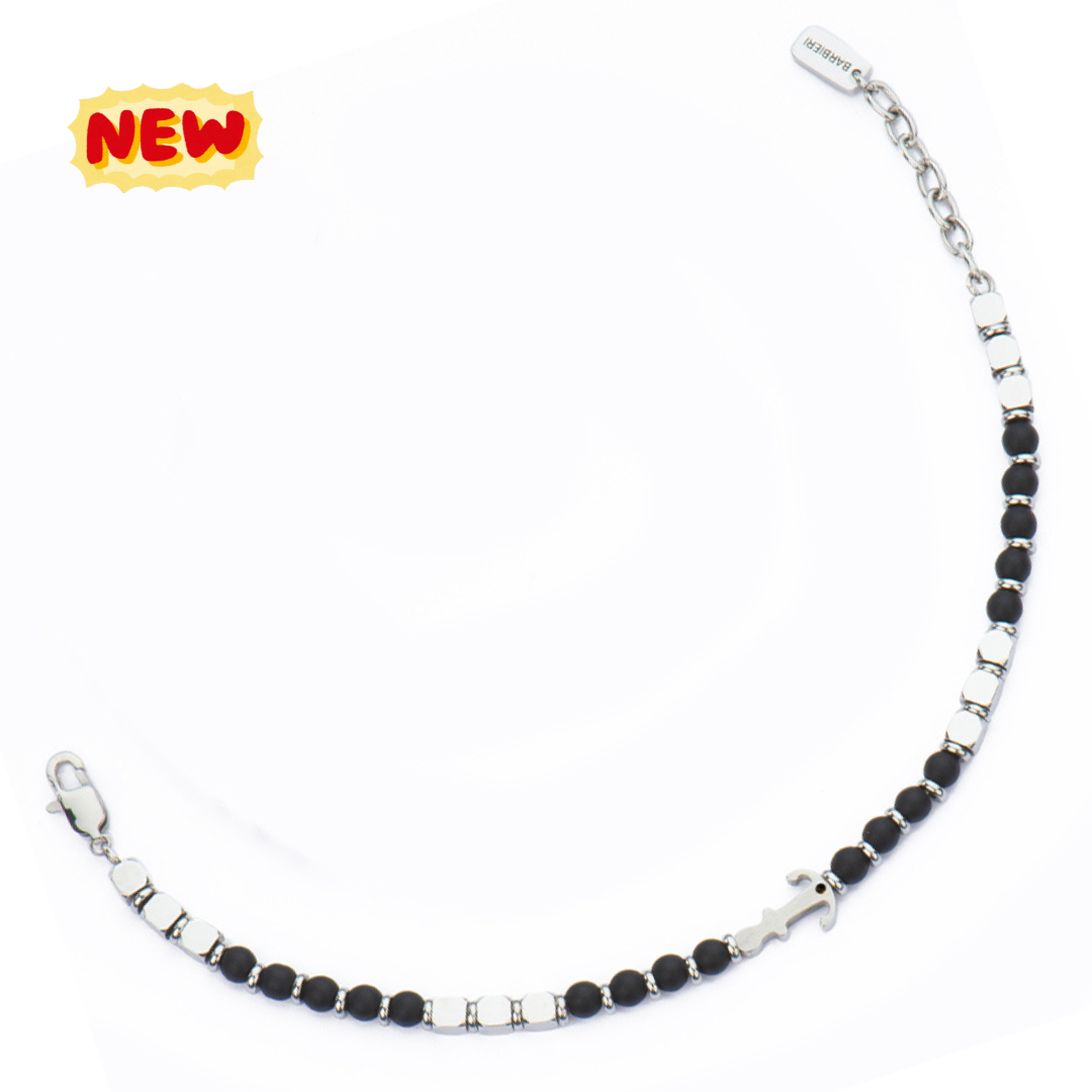 Bracciale sfere in pietra