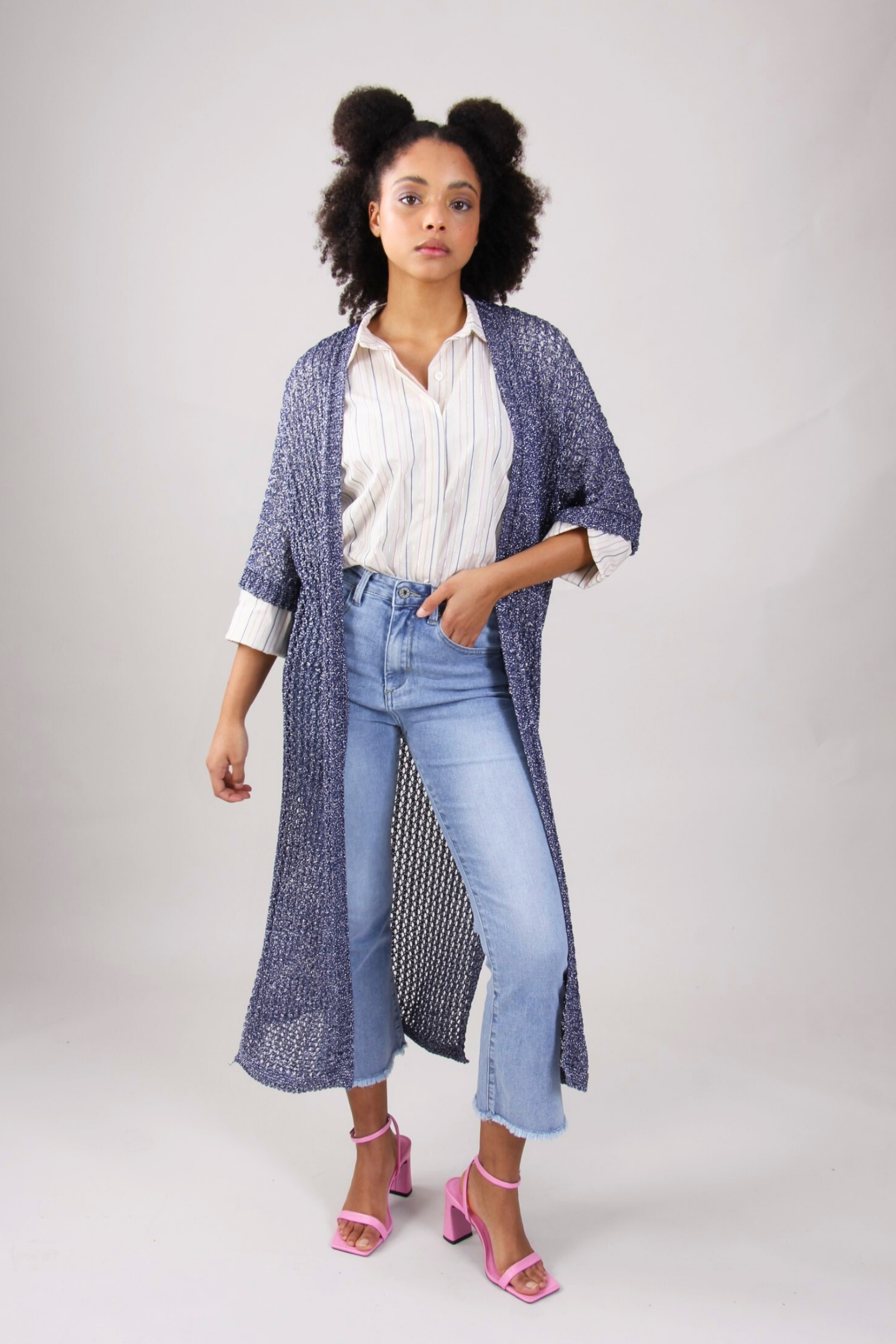 Cardigan traforato