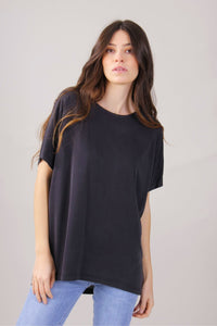 T-shirt oversize in viscosa