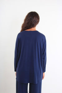 Maglia in viscosa a maniche lunghe