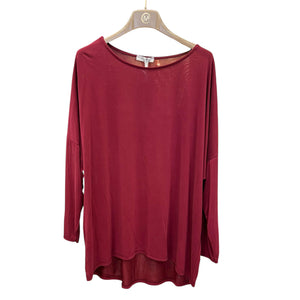 Maglia in viscosa a maniche lunghe
